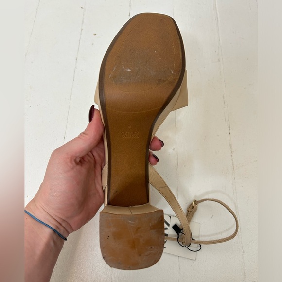 Nude Strappy Platform Sandals (Zara) - Picture 8 of 10